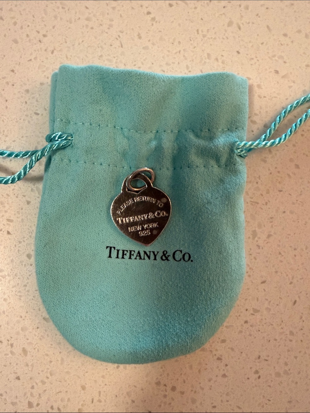 Tiffany & Co. Sterling Heart Tag